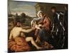 Madonna and Child, Saint John the Baptist and Saint George, Early 1530S-Paris Bordone-Mounted Giclee Print