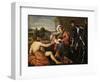 Madonna and Child, Saint John the Baptist and Saint George, Early 1530S-Paris Bordone-Framed Giclee Print