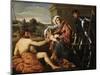 Madonna and Child, Saint John the Baptist and Saint George, Early 1530S-Paris Bordone-Mounted Giclee Print