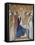 Madonna and Child, Saints and Angels-null-Framed Stretched Canvas