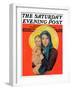 "Madonna and Child," Saturday Evening Post Cover, December 17, 1932-Ellen Pyle-Framed Giclee Print