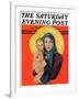 "Madonna and Child," Saturday Evening Post Cover, December 17, 1932-Ellen Pyle-Framed Giclee Print