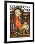 "Madonna and Child," Saturday Evening Post Cover, December 22, 1928-Joseph Christian Leyendecker-Framed Giclee Print