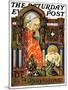 "Madonna and Child," Saturday Evening Post Cover, December 22, 1928-Joseph Christian Leyendecker-Mounted Giclee Print