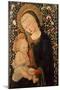 Madonna and Child Seated, Child Holding a Bird-Pier Francesco Fiorentino-Mounted Giclee Print