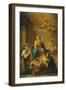 Madonna and Child, St Andrew Avellino and St Gaetano of Thiene-Giuseppe Palizzi-Framed Giclee Print