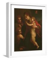 Madonna and Child, St. John and Two Angels-Andrea del Sarto-Framed Giclee Print