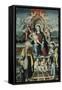 Madonna and Child, St Joseph and St Peter by Giovanni Andrea De Magistris-null-Framed Stretched Canvas
