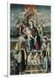 Madonna and Child, St Joseph and St Peter by Giovanni Andrea De Magistris-null-Framed Giclee Print