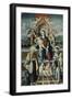 Madonna and Child, St Joseph and St Peter by Giovanni Andrea De Magistris-null-Framed Giclee Print