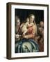 Madonna and Child, St Peter and St Agnes, 1555-1560-Paolo Caliari-Framed Giclee Print