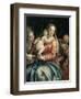 Madonna and Child, St Peter and St Agnes, 1555-1560-Paolo Caliari-Framed Giclee Print