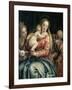 Madonna and Child, St Peter and St Agnes, 1555-1560-Paolo Caliari-Framed Giclee Print