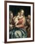 Madonna and Child, St Peter and St Agnes, 1555-1560-Paolo Caliari-Framed Giclee Print