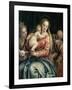 Madonna and Child, St Peter and St Agnes, 1555-1560-Paolo Caliari-Framed Giclee Print