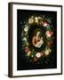 Madonna and Child Surrounded by a Garland of Flowers-Jan Brueghel the Younger-Framed Giclee Print