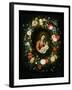 Madonna and Child Surrounded by a Garland of Flowers-Jan Brueghel the Younger-Framed Giclee Print