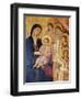 Madonna and Child Surrounded by Angels-Duccio Di buoninsegna-Framed Giclee Print