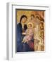 Madonna and Child Surrounded by Angels-Duccio Di buoninsegna-Framed Giclee Print