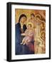 Madonna and Child Surrounded by Angels-Duccio Di buoninsegna-Framed Giclee Print