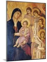 Madonna and Child Surrounded by Angels-Duccio Di buoninsegna-Mounted Giclee Print