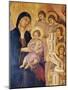 Madonna and Child Surrounded by Angels-Duccio Di buoninsegna-Mounted Giclee Print