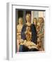 Madonna and Child Surrounded by Angels-null-Framed Giclee Print