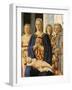 Madonna and Child Surrounded by Angels-null-Framed Giclee Print