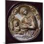 Madonna and Child, Terracotta Tondo, Villa Contarini, Piazzola Sul Brenta, Veneto, Italy-null-Mounted Giclee Print