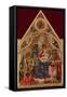 Madonna and Child, with a Bishop, St John the Baptist and Angels, Early 15th C-Antonio da Firenze-Framed Stretched Canvas