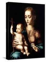 Madonna and Child with a Cross-Shaped Distaff, 1570S-Luis De morales-Stretched Canvas