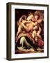 Madonna and Child with an Angel and the Infant St. John the Baptist-Francesco Salviati-Framed Giclee Print