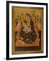 Madonna and Child with Angels, 1420-Pietro di Domenico da Montepulciano-Framed Giclee Print