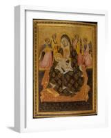 Madonna and Child with Angels, 1420-Pietro di Domenico da Montepulciano-Framed Giclee Print