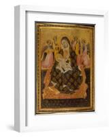 Madonna and Child with Angels, 1420-Pietro di Domenico da Montepulciano-Framed Giclee Print