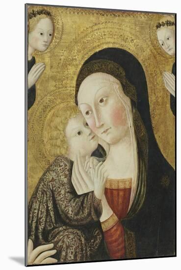 Madonna and Child with Angels, 1430-45-Sano di Pietro-Mounted Giclee Print
