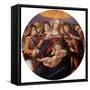 Madonna and Child with Angels, 1487-Sandro Botticelli-Framed Stretched Canvas