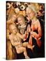 Madonna and Child with Angels, C.1475-Giovanni di Paolo-Stretched Canvas