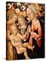 Madonna and Child with Angels, C.1475-Giovanni di Paolo-Stretched Canvas