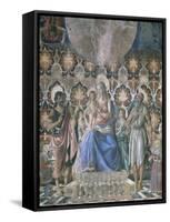 Madonna and Child with Angels, C1443-Andrea Del Castagno-Framed Stretched Canvas