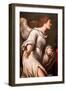 Madonna and Child with Angels (Detail) 17Th Century ( Oil on Slate)-Francesco Albani-Framed Giclee Print