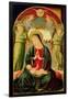 Madonna and Child with Angels (Oil on Panel)-Benozzo di Lese di Sandro Gozzoli-Framed Giclee Print