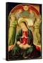 Madonna and Child with Angels (Oil on Panel)-Benozzo di Lese di Sandro Gozzoli-Framed Stretched Canvas