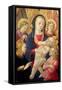 Madonna and Child with Angels-Master Of The Castello Nativity-Framed Stretched Canvas