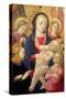 Madonna and Child with Angels-Master Of The Castello Nativity-Stretched Canvas