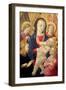 Madonna and Child with Angels-Master Of The Castello Nativity-Framed Giclee Print