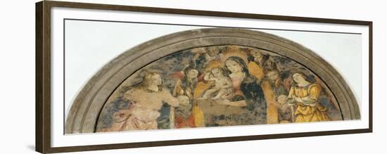 Madonna and Child with Angels-Bernardino di Betto Pinturicchio-Framed Giclee Print