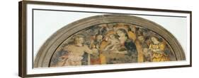 Madonna and Child with Angels-Bernardino di Betto Pinturicchio-Framed Giclee Print