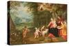 Madonna and Child with Angels-Brueghel & Balen-Stretched Canvas