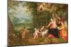 Madonna and Child with Angels-Brueghel & Balen-Mounted Giclee Print